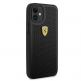Ferrari On Track Perforated Hard Case - кожен кейс за iPhone 12 mini (черен) 3