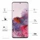 Eiger 3D Glass Edge to Edge Full Screen Tempered Glass - калено стъклено защитно покритие с извити ръбове за целия дисплея на Samsung Galaxy S20 FE (черен-прозрачен) 3