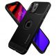 Spigen Rugged Armor Case - силиконов (TPU) калъф с висока степен на защита за iPhone 12, iPhone 12 Pro (черен) 1