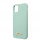 Guess Hard Silicone Case - силиконов (TPU) калъф за iPhone 11 Pro (светлозелен) 1