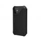 Urban Armor Gear Metropolis Fiber Armor Armortex Case - удароустойчив хибриден кейс тип портфейл за iPhone 12 Mini (черен) 1