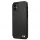BMW M Collection Smooth PU Leather Hard Case - кожен кейс за iPhone 12 mini (черен) 1