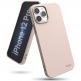 Ringke Air S Case - силиконов (TPU) калъф за iPhone 12, iPhone 12 Pro (розов) 1
