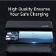 Baseus Bipow 18W Power Bank PD+QC 10000mAh - външна батерия 18W с USB и USB-C изходи и с технология за бързо зареждане (бял) 2