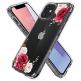 Spigen Cyrill Cecile Case Red Floral - хибриден кейс с висока степен на защита за iPhone 12 mini (цветни мотиви) 5
