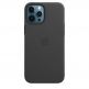 Apple iPhone Leather Case with MagSafe - оригинален кожен кейс (естествена кожа) за iPhone 12, iPhone 12 Pro (черен) 1