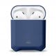 Eiger North AirPods Protective Case - удароустойчив силиконов калъф за Apple Airpods и Apple Airpods 2 (тъмносин) 2