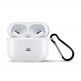 Eiger Glacier AirPods Pro Protective Case - силиконов (TPU) калъф с карабинер за Apple Airpods Pro (прозрачен) 2