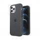 Speck Presidio Perfect-Mist Case - удароустойчив хибриден кейс за iPhone 12, iPhone 12 Pro (черен-прозрачен) 3