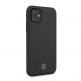 Mercedes TPU Silicone Line Case - силиконов (TPU) удароустойчив калъф за iPhone 12, iPhone 12 Pro (черен) 2