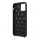 Mercedes TPU Silicone Line Case - силиконов (TPU) удароустойчив калъф за iPhone 12, iPhone 12 Pro (черен) 3