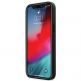 Mercedes Genuine Leather Wave Line Hard Case - дизайнерски кожен (естествена кожа) кейс за iPhone 12, iPhone 12 Pro (черен) 2