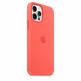 Apple iPhone Silicone Case with MagSafe - оригинален силиконов кейс за iPhone 12, iPhone 12 Pro с MagSafe (розов) 2