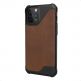 Urban Armor Gear Metropolis LT Supple Italian Leather (LTHR) - удароустойчив хибриден (естествена кожа и TPU) кейс за iPhone 12 Pro Max (кафяв) 3