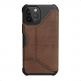 Urban Armor Gear Metropolis Supple Italian Leather (LTHR) - удароустойчив хибриден кейс тип портфейл за iPhone 12 Pro Max (кафяв) 1
