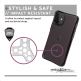 Urban Armor Gear U Mouve Case - удароустойчив хибриден кейс за iPhone 12 Mini (лилав-прозрачен) 3