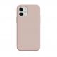 SwitchEasy Skin Case - силиконов (TPU) калъф за iPhone 12 mini (розов) 1