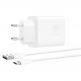 Huawei SuperCharge Wall Charger CP404 22.5W SE - захранване за ел. мрежа с USB изход и USB-C кабел (бял) 3