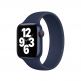 Sdesign Silicone SoloLoop Band - силиконова каишка за Apple Watch 42мм, 44мм (тъмносин) 1