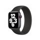Sdesign Silicone SoloLoop Band - силиконова каишка за Apple Watch 38мм, 40мм (черен) 1