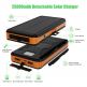 Сгъваем соларен панел с вградена батерия - Allpowers Solar Charger 6W + 25000mAh PowerBank (черен-оранжев) 5