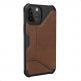 Urban Armor Gear Metropolis Supple Italian Leather (LTHR) - удароустойчив хибриден кейс тип портфейл за iPhone 12, iPhone 12 Pro (кафяв) 2