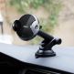 Hoco CA48 Automatic Induction Wireless Charging Car Holder - поставка за кола с безжично зареждане за Qi съвместими смартфони (черен) 4