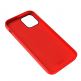 Hoco Pure Series Silicone Protective Case - силиконов (TPU) калъф за iPhone 12 mini (червен)  1