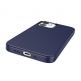 Hoco Pure Series Silicone Protective Case - силиконов (TPU) калъф за iPhone 12 mini (син)  3