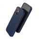 Hoco Pure Series Silicone Protective Case - силиконов (TPU) калъф за iPhone 12 mini (син)  4