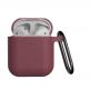 Urban Armor Gear Soft Touch U Silicone Case - удароустойчив силиконов калъф с карабинер за Apple Airpods и Apple Airpods 2 (лилав) 7