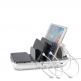 4smarts Charging Station Family Evo 63W - док станция с 4xUSB и 1xUSB-C гнезда и пад за безжично зареждане (бял-сив) 3