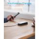 Anker PowerCore 10000 mAh Hybrid Wireless Portable Charger - безжична преносима външна батерия с USB-C вход и два USB-A изхода (черен) 5