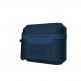 Urban Armor Gear Standard Issue Hard Case 001 - водо и удароустойчив силиконов (TPU) кейс с карабинер за Apple Airpods Pro (син) 3