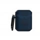 Urban Armor Gear Standard Issue Hard Case 001 - водо и удароустойчив силиконов (TPU) кейс с карабинер за Apple Airpods и Apple Airpods 2 (син) 1
