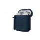 Urban Armor Gear Standard Issue Hard Case 001 - водо и удароустойчив силиконов (TPU) кейс с карабинер за Apple Airpods и Apple Airpods 2 (син) 4