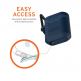 Urban Armor Gear Standard Issue Hard Case 001 - водо и удароустойчив силиконов (TPU) кейс с карабинер за Apple Airpods и Apple Airpods 2 (син) 6