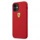 Ferrari On Track Silicone Case - силиконов (TPU) калъф за iPhone 12 mini (червен) 1