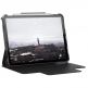 Urban Armor Gear U Lucent Case - удароустойчив хибриден кейс от най-висок клас за iPad Air 4 (2020), iPad Pro 11 (2020), iPad Pro 11 (2018) (черен-прозрачен) 4