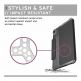 Urban Armor Gear U Lucent Case - удароустойчив хибриден кейс от най-висок клас за iPad Air 4 (2020), iPad Pro 11 (2020), iPad Pro 11 (2018) (черен-прозрачен) 6