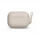 Moshi Pebbo Detachable Wrist Strap Case - силиконов кейс с каишка за Apple Airpods Pro (бежов) 4