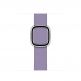 Apple Modern Buckle Band Medium - оригинална кожена каишка за Apple Watch 38мм, 40мм (светлолилав) 1