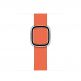 Apple Modern Buckle Band Medium - оригинална кожена каишка за Apple Watch 38мм, 40мм (оранжев) 1