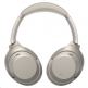 Sony WH-1000XM3 Wireless Noise-Canceling Headphones - безжични Bluetooth слушалки с активно заглушаване на околния шум (сребрист) 4