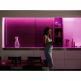 Philips Hue Lightstrip Plus V4 EMEA 2m - 2 метра светеща лента с бяла и цветна светлина за безжично управляемо осветление за iOS и Android устройства  5