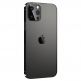Spigen Optik Lens Protector - комплект 2 броя предпазни стъклени протектора за камерата на iPhone 12 Pro Max (черен) 3
