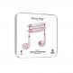 Happy Plugs Wireless II Earbuds - безжични Bluetooth слушалки с микрофон за мобилни устройства (розов мрамор)  4