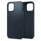 Spigen Thin Fit Case - качествен тънък матиран кейс за iPhone 12 Pro Max (тъмносив) 2