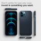 Spigen Thin Fit Case - качествен тънък матиран кейс за iPhone 12 Pro Max (тъмносив) 3