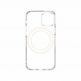 SwitchEasy MagCrush Case - хибриден кейс с вграден магнитен конектор (MagSafe) за iPhone 12, iPhone 12 Pro (златист-прозрачен) 6